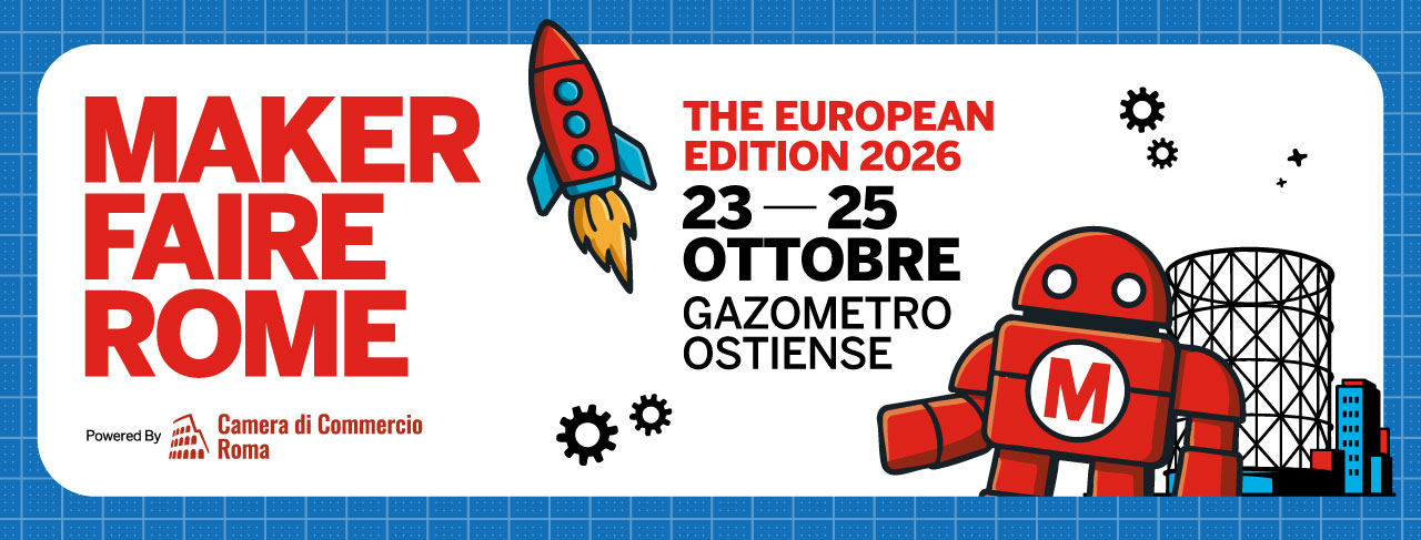 Immagine di copertina per Partecipa a Maker Faire Rome 2026!